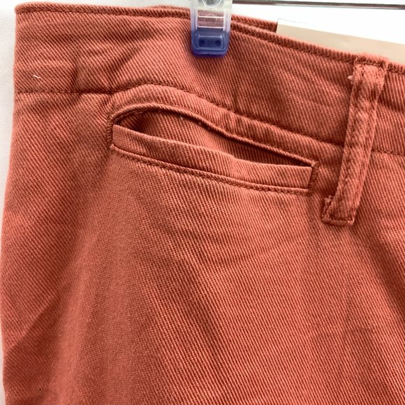 Universal Thread Wide Leg Crop Orange SZ 18 #Z033 - Picture 5 of 8